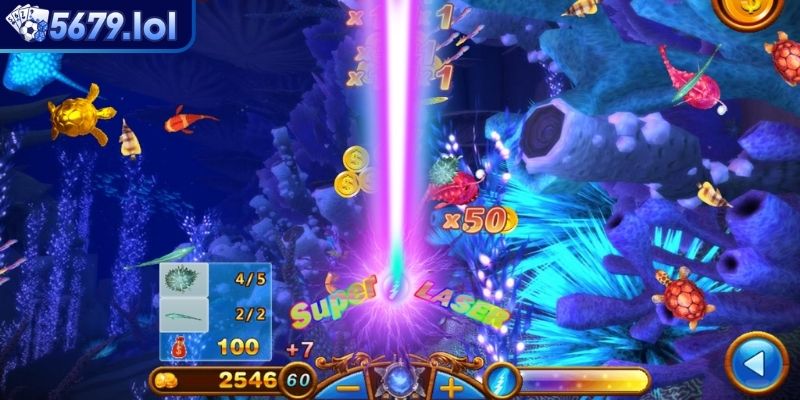 Bắn Cá Tiểu Tiên Cá 5679 – Chinh Phục Đại Dương Lung Linh 2 Hệ thống vũ khí hiện đại